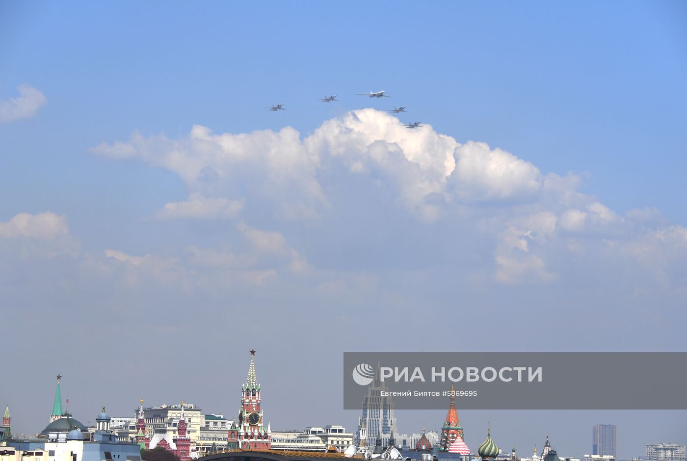 Генеральная репетиция парада Победы 