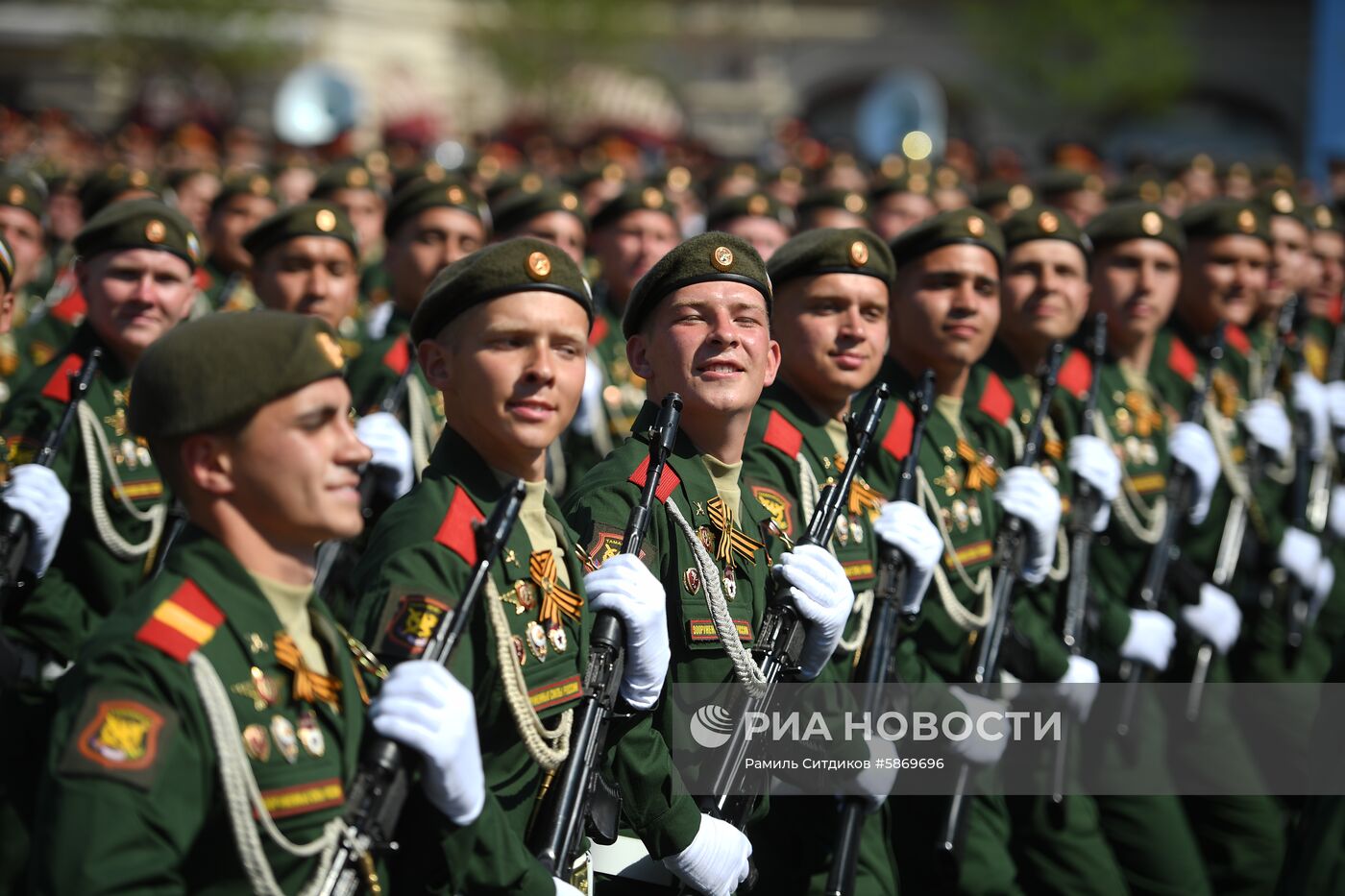 Генеральная репетиция парада Победы