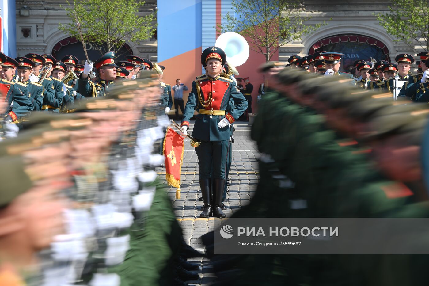 Генеральная репетиция парада Победы
