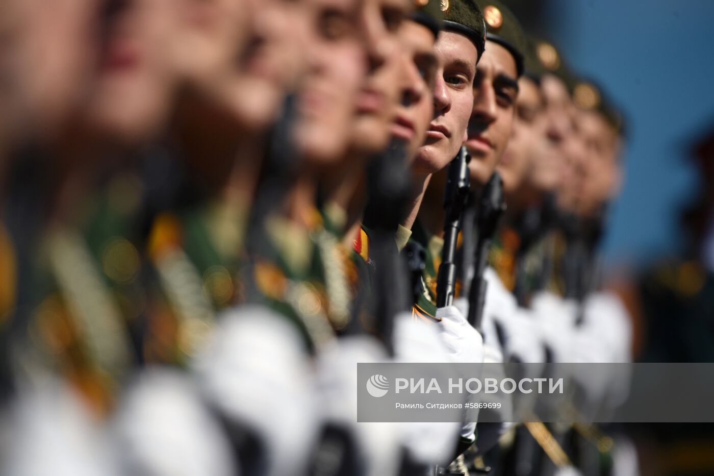 Генеральная репетиция парада Победы 