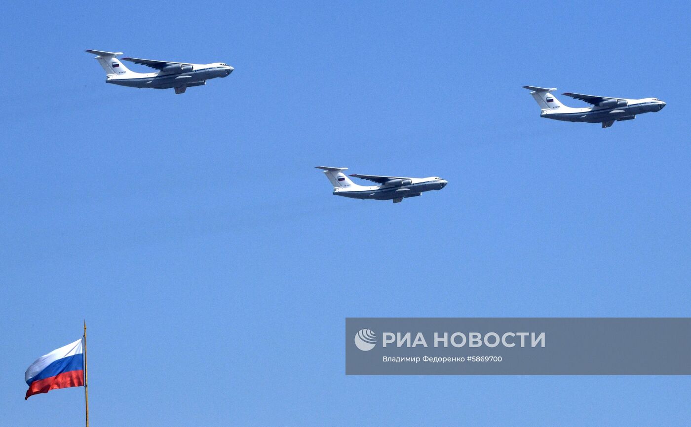 Генеральная репетиция парада Победы