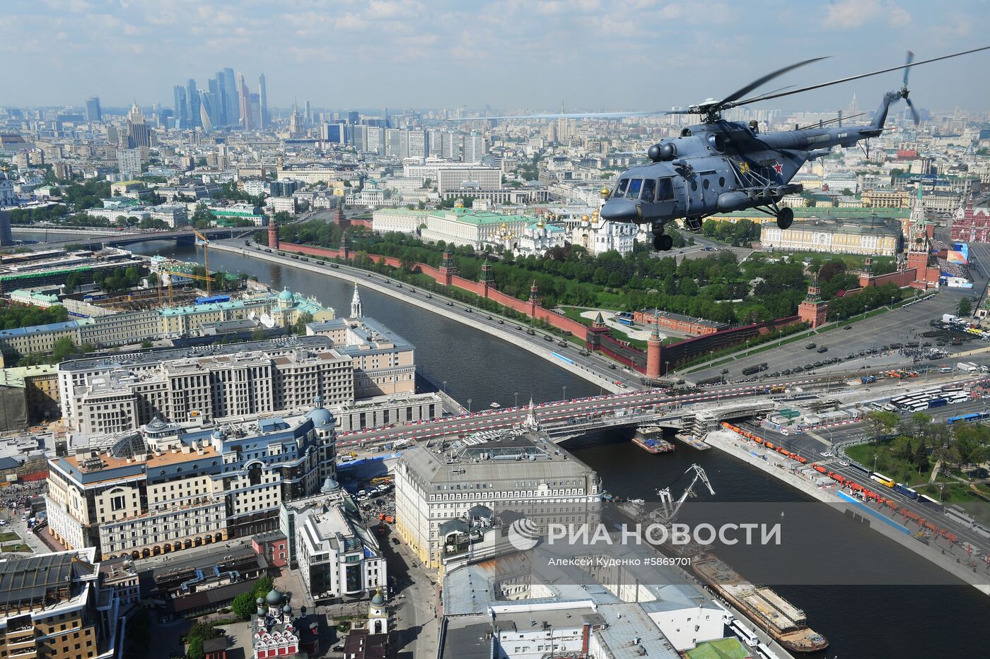 Генеральная репетиция парада Победы