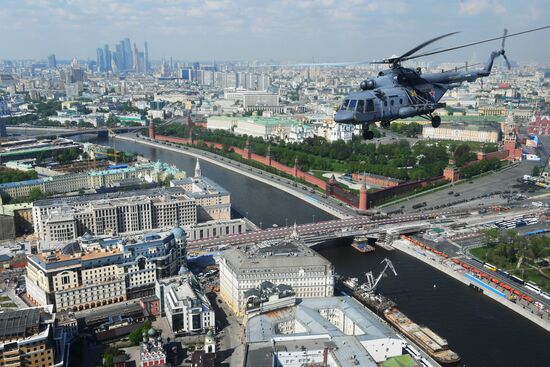 Генеральная репетиция парада Победы 