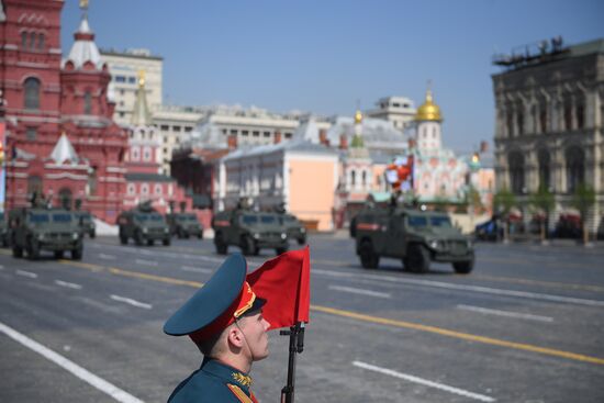 Генеральная репетиция парада Победы 