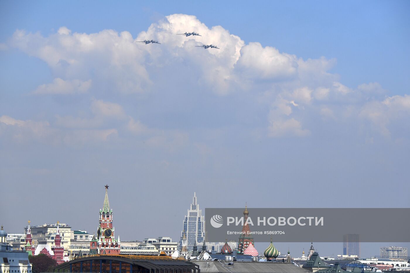 Генеральная репетиция парада Победы