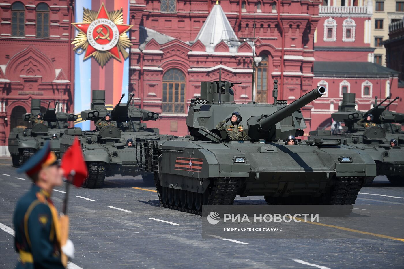 Генеральная репетиция парада Победы