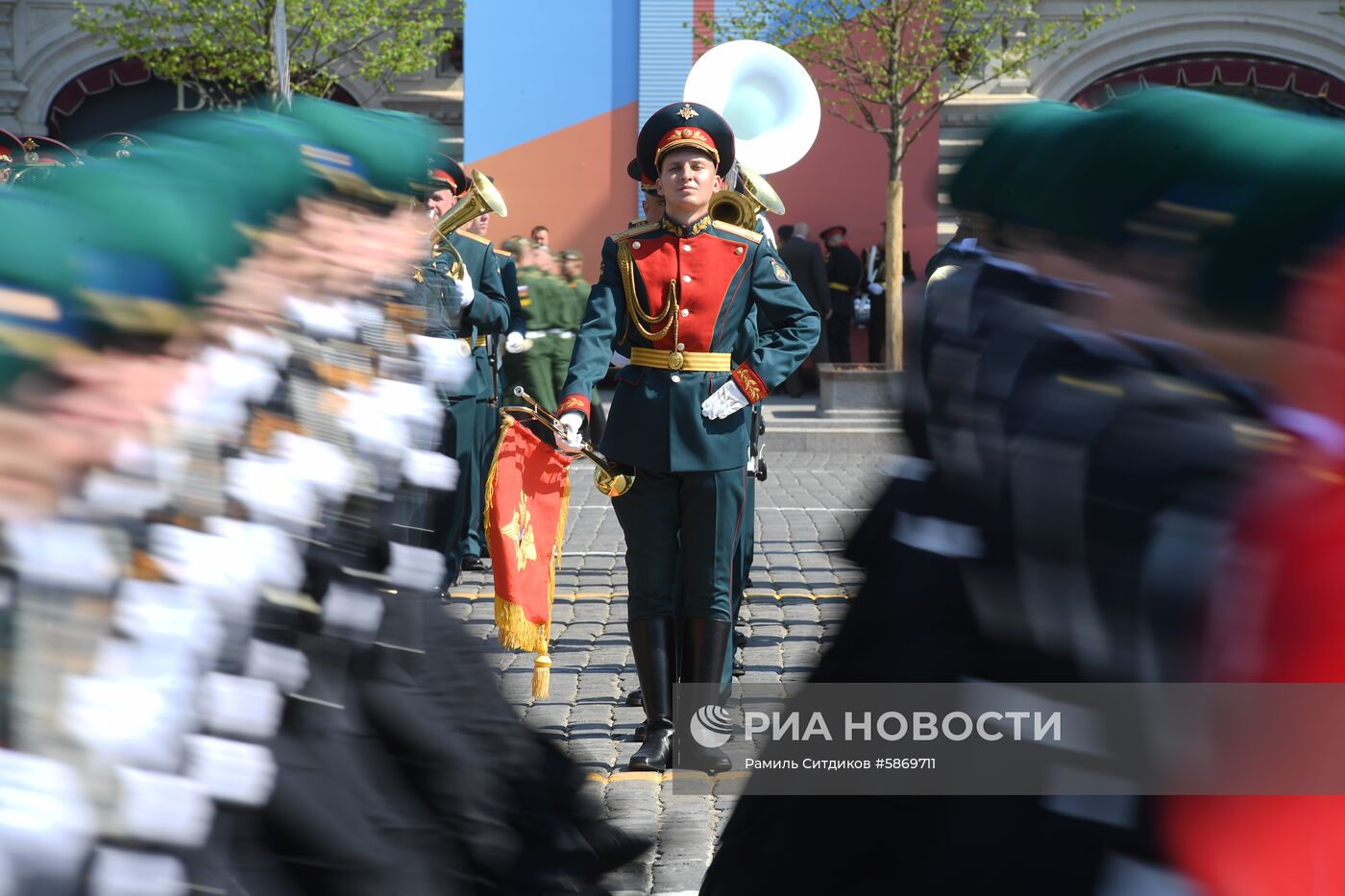 Генеральная репетиция парада Победы