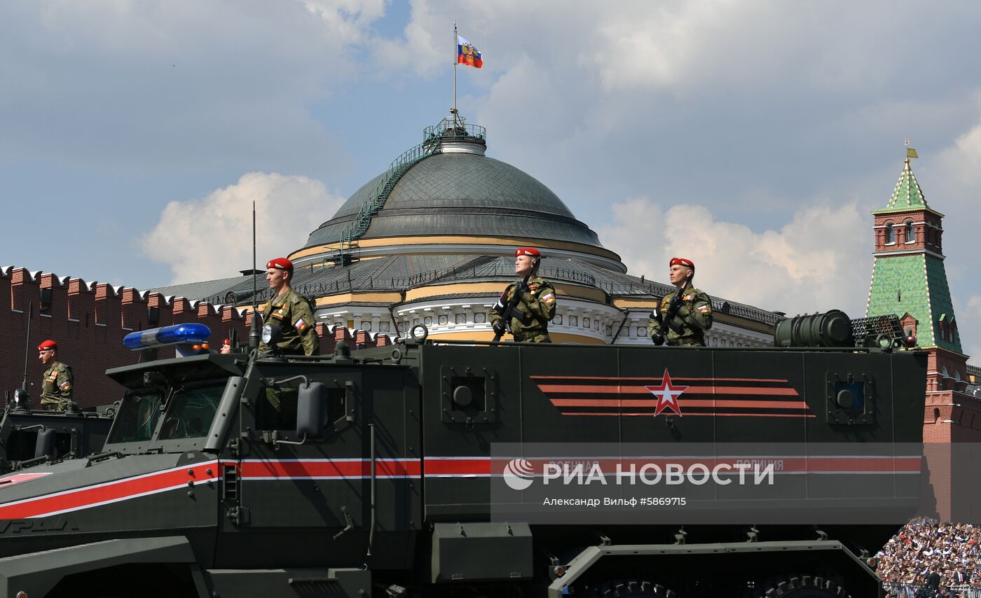 Генеральная репетиция парада Победы