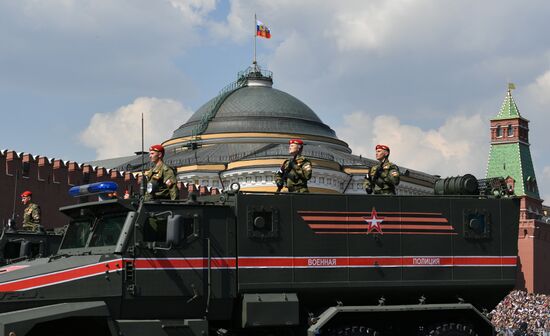 Генеральная репетиция парада Победы 