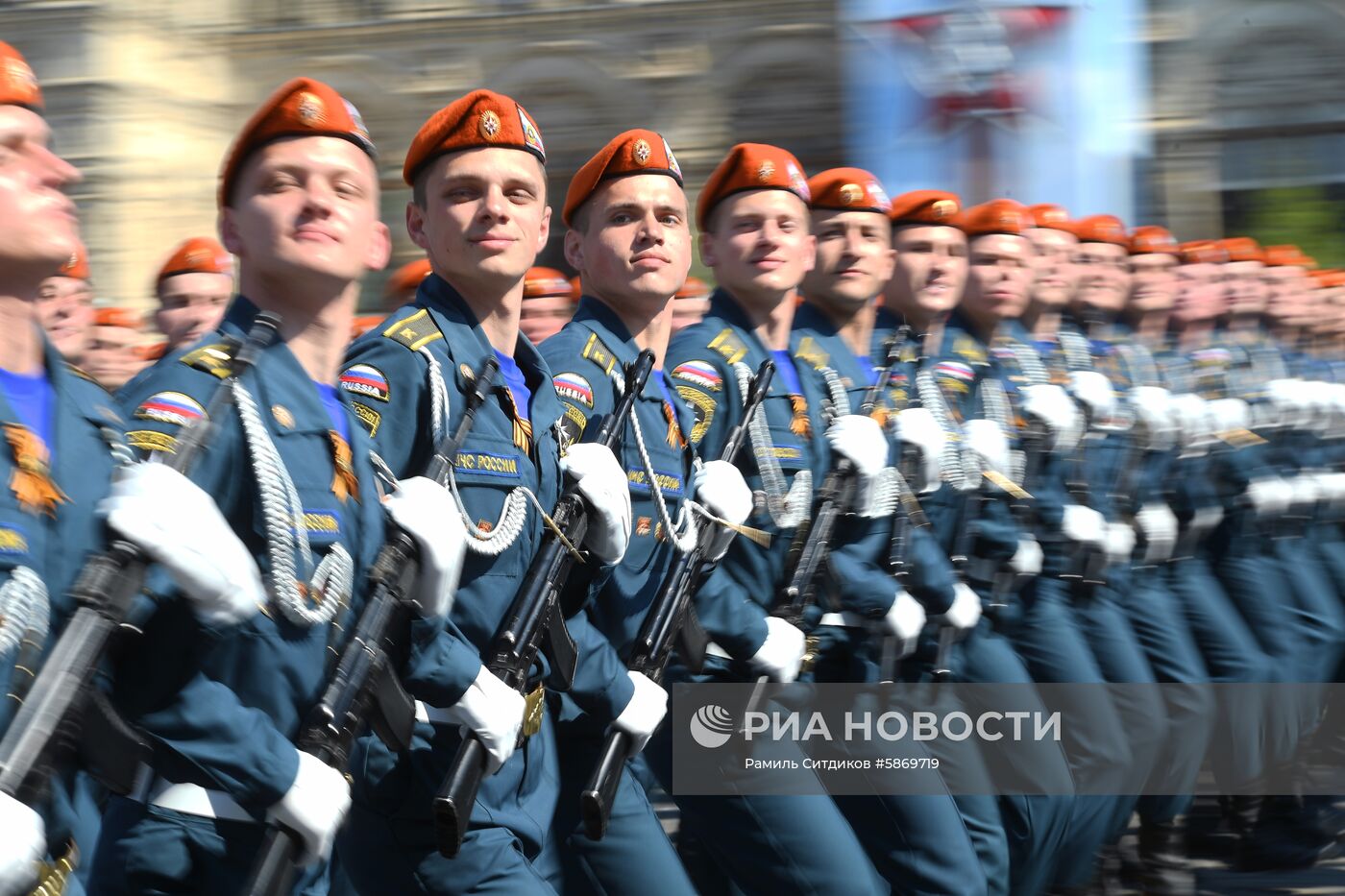 Генеральная репетиция парада Победы 