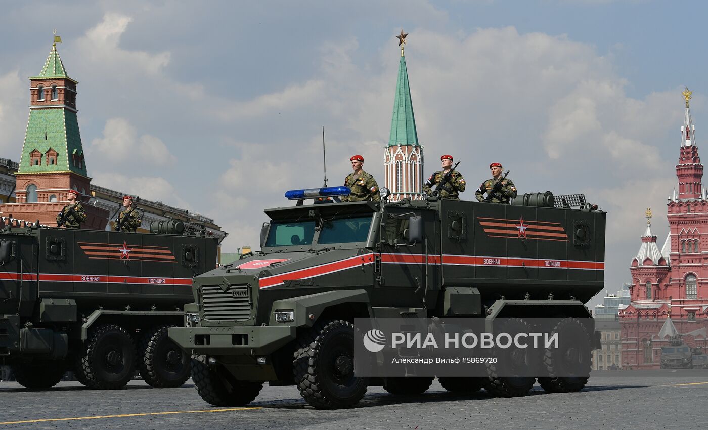 Генеральная репетиция парада Победы 