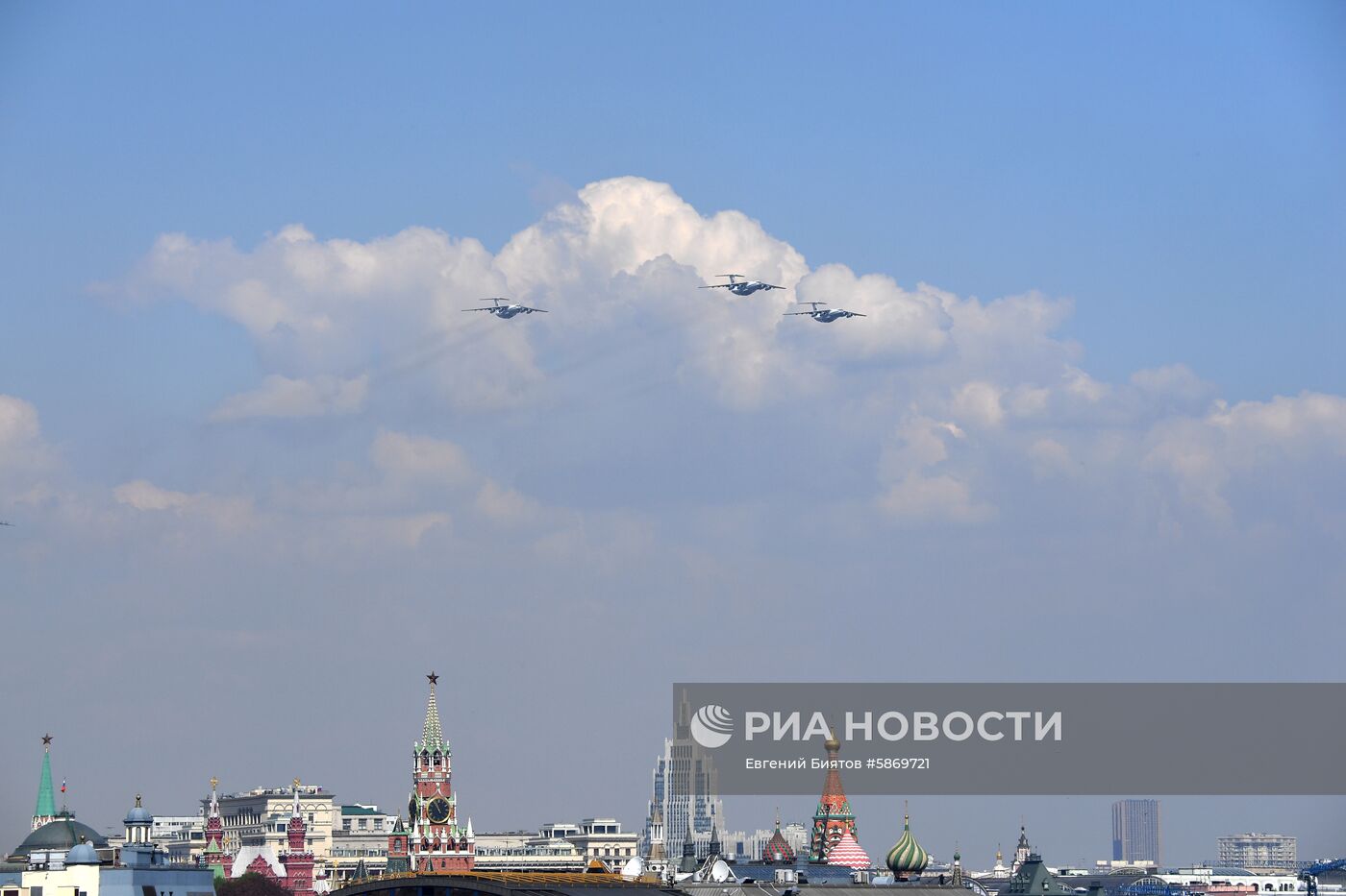 Генеральная репетиция парада Победы