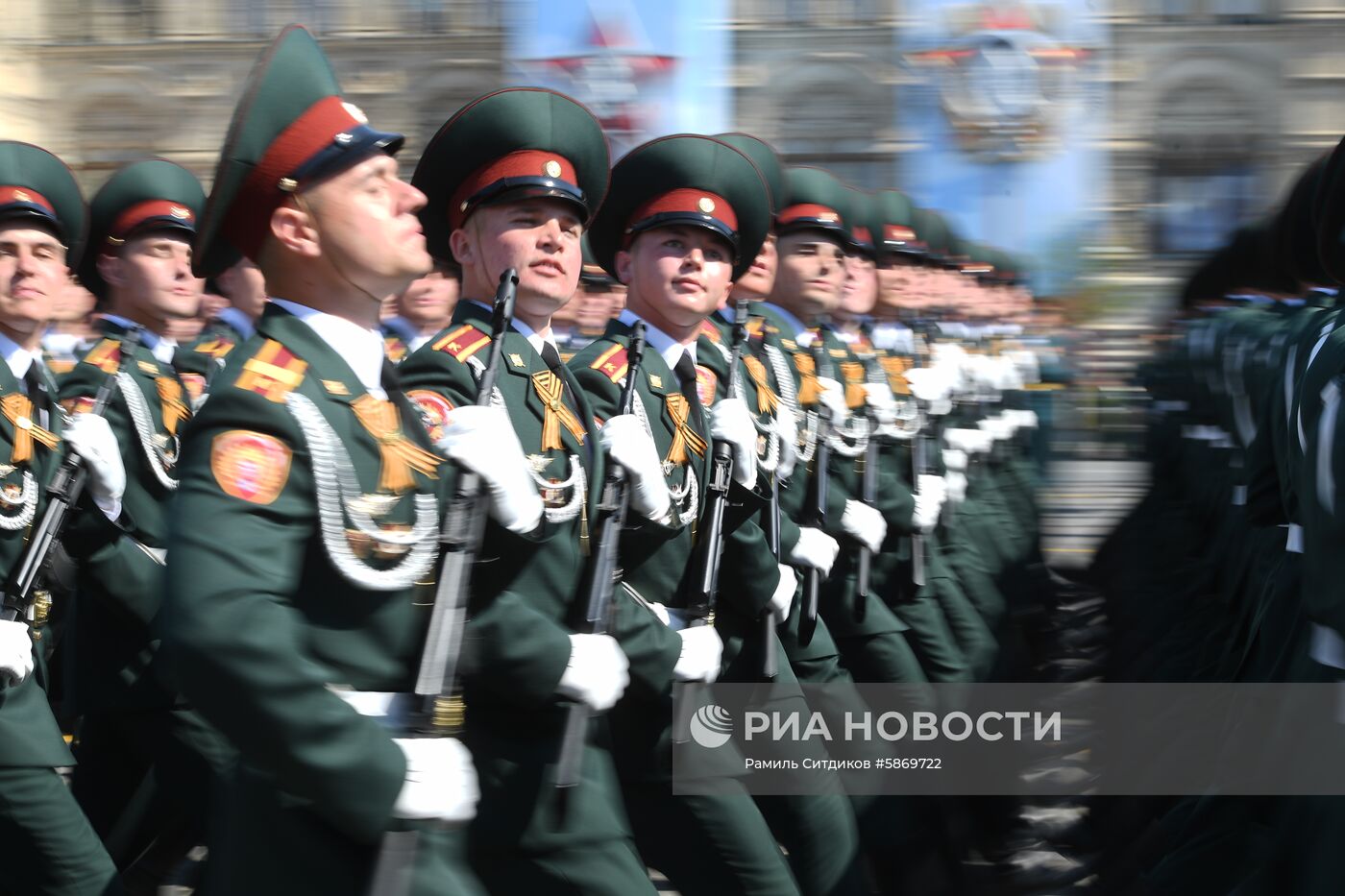 Генеральная репетиция парада Победы 