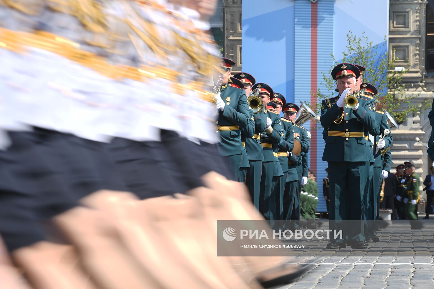 Генеральная репетиция парада Победы 