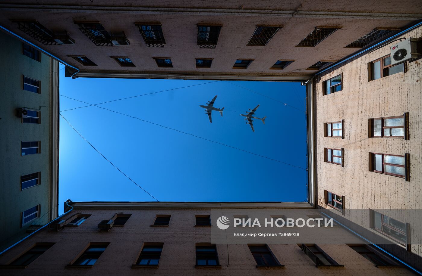 Генеральная репетиция парада Победы