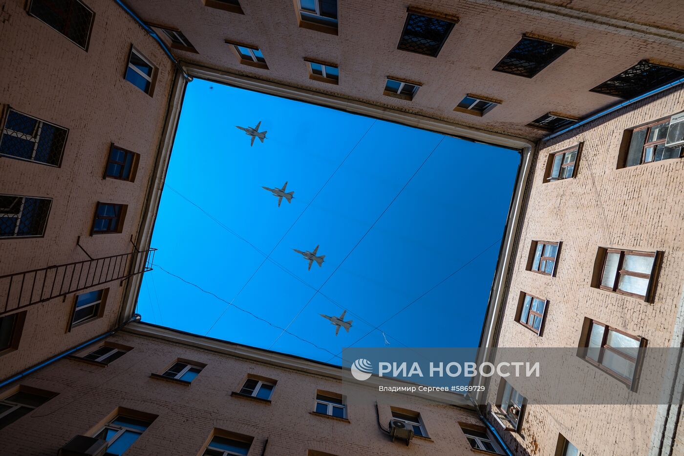 Генеральная репетиция парада Победы