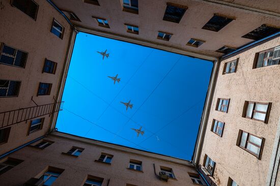 Генеральная репетиция парада Победы 