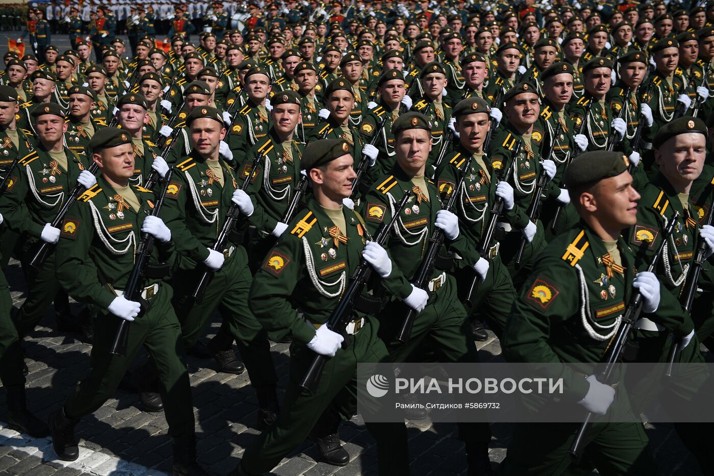 Генеральная репетиция парада Победы 