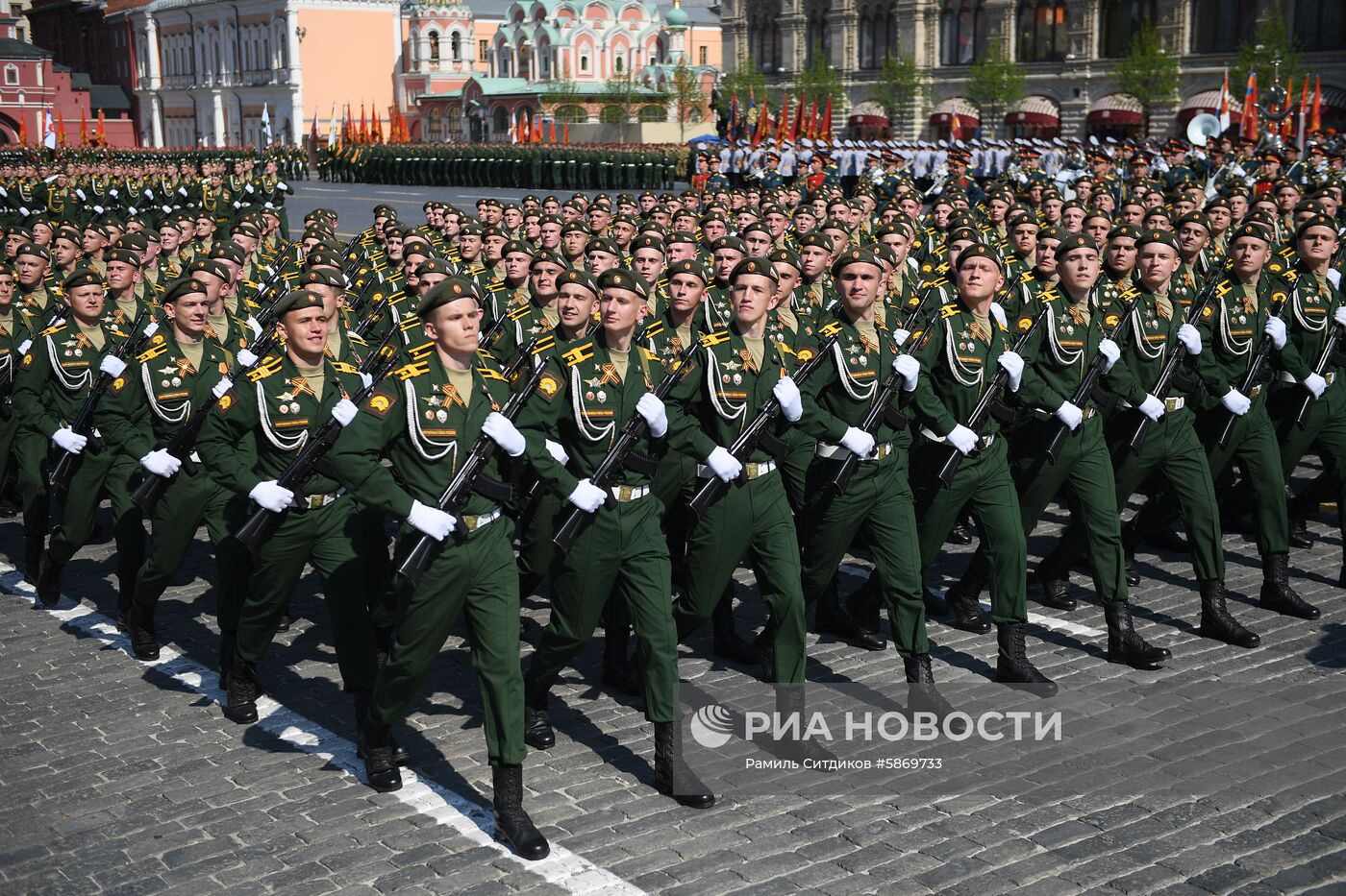 Генеральная репетиция парада Победы 