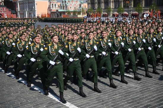 Генеральная репетиция парада Победы 