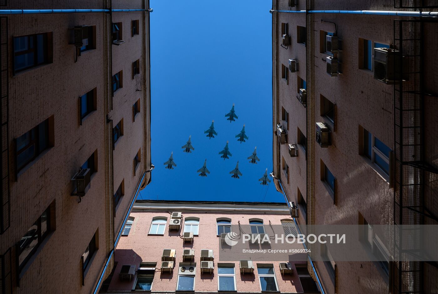 Генеральная репетиция парада Победы