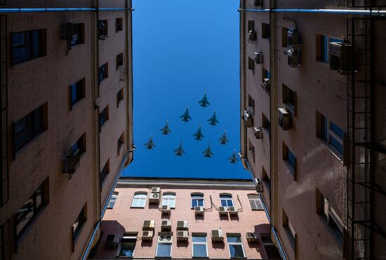 Генеральная репетиция парада Победы 