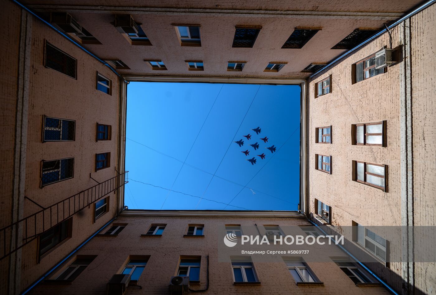 Генеральная репетиция парада Победы