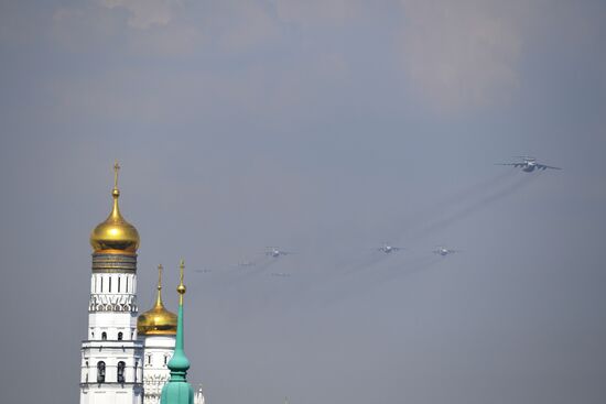 Генеральная репетиция парада Победы 