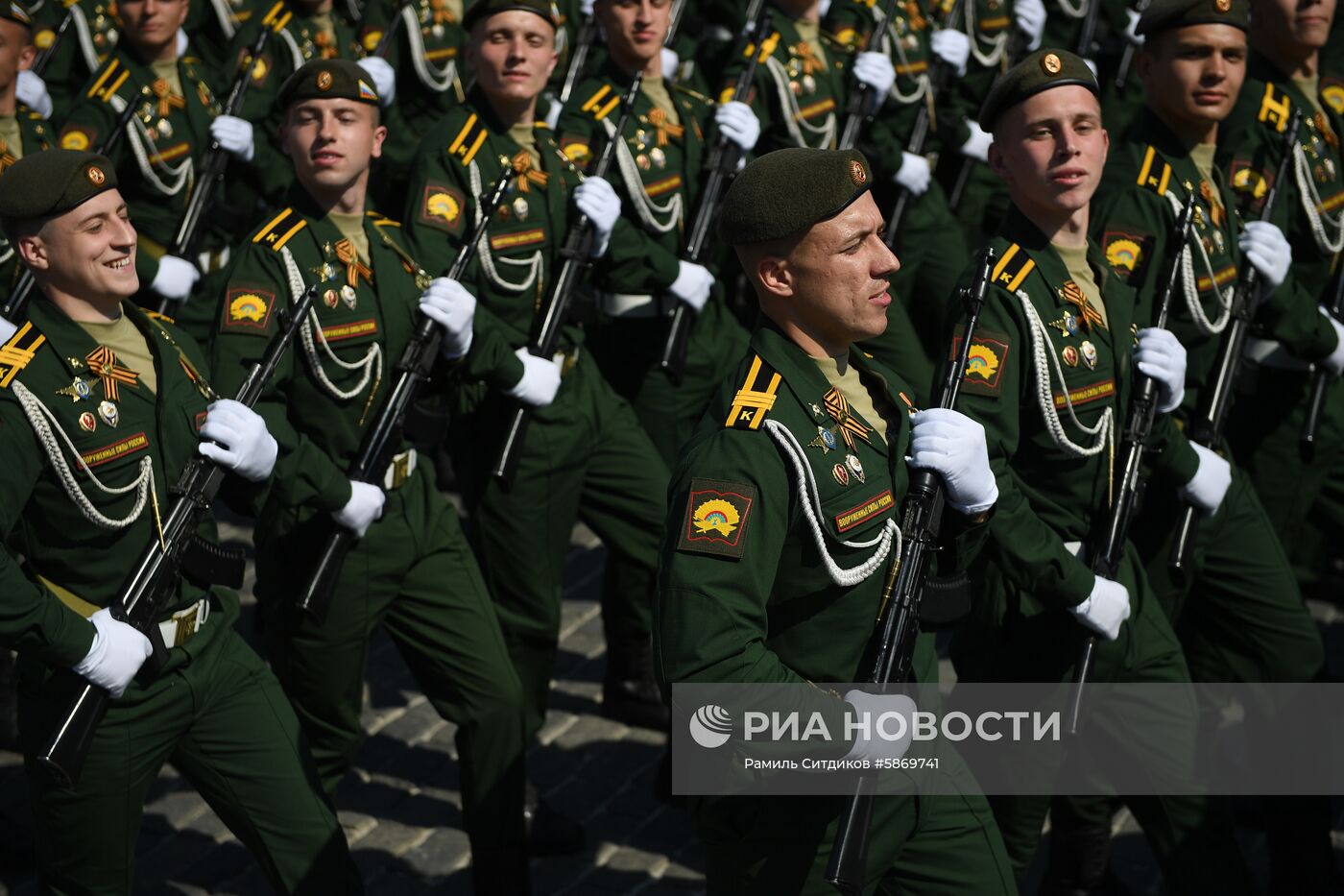 Генеральная репетиция парада Победы 