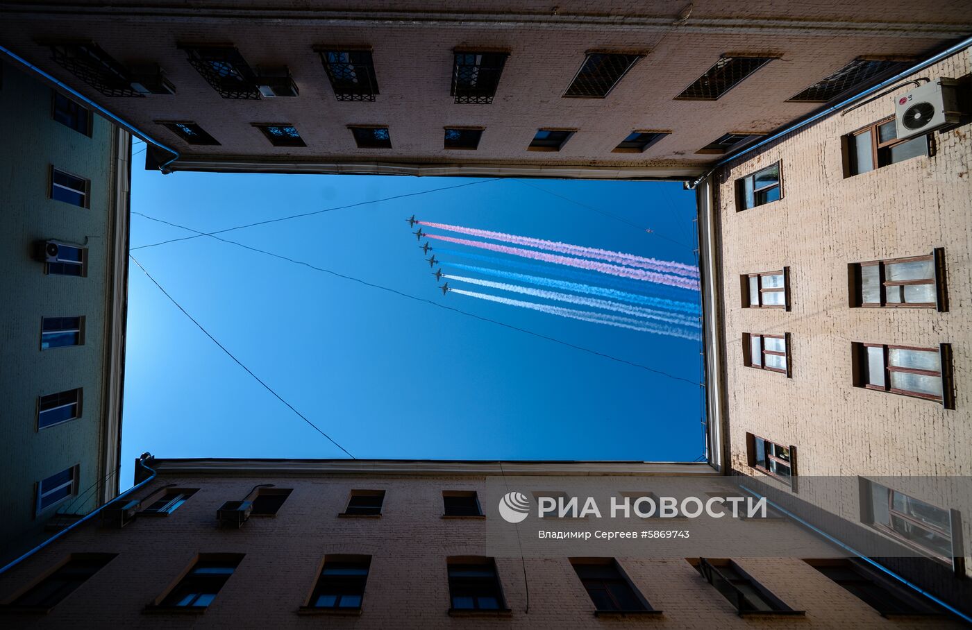 Генеральная репетиция парада Победы