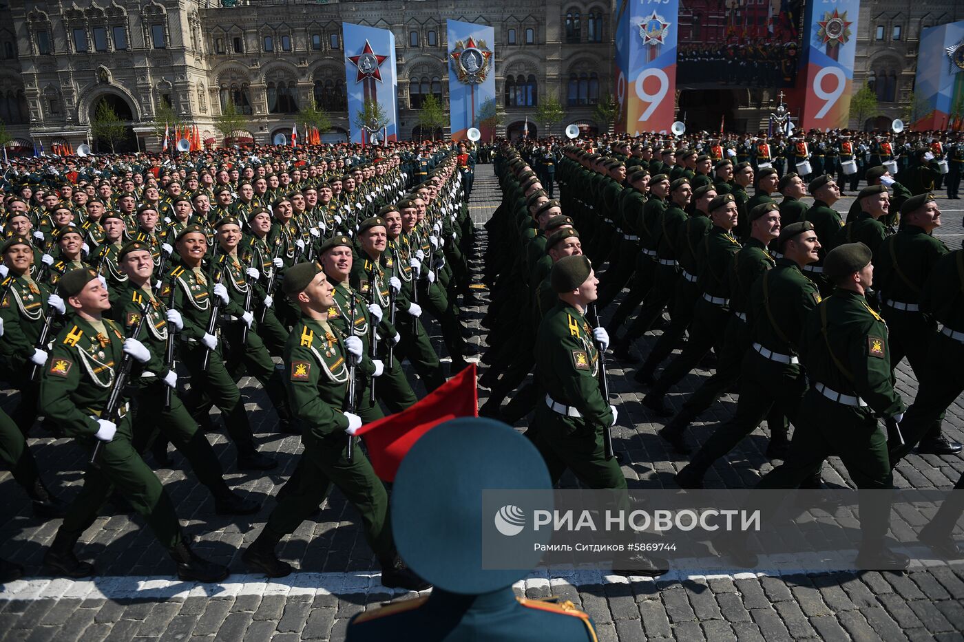 Генеральная репетиция парада Победы 