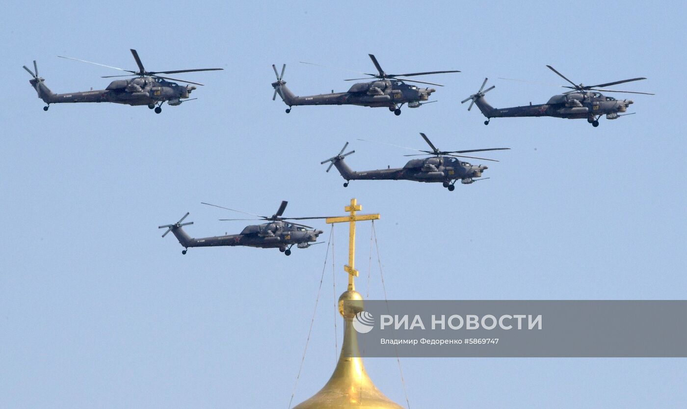 Генеральная репетиция парада Победы