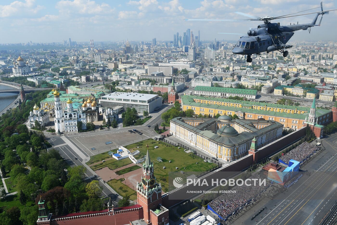 Генеральная репетиция парада Победы