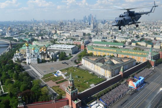 Генеральная репетиция парада Победы 