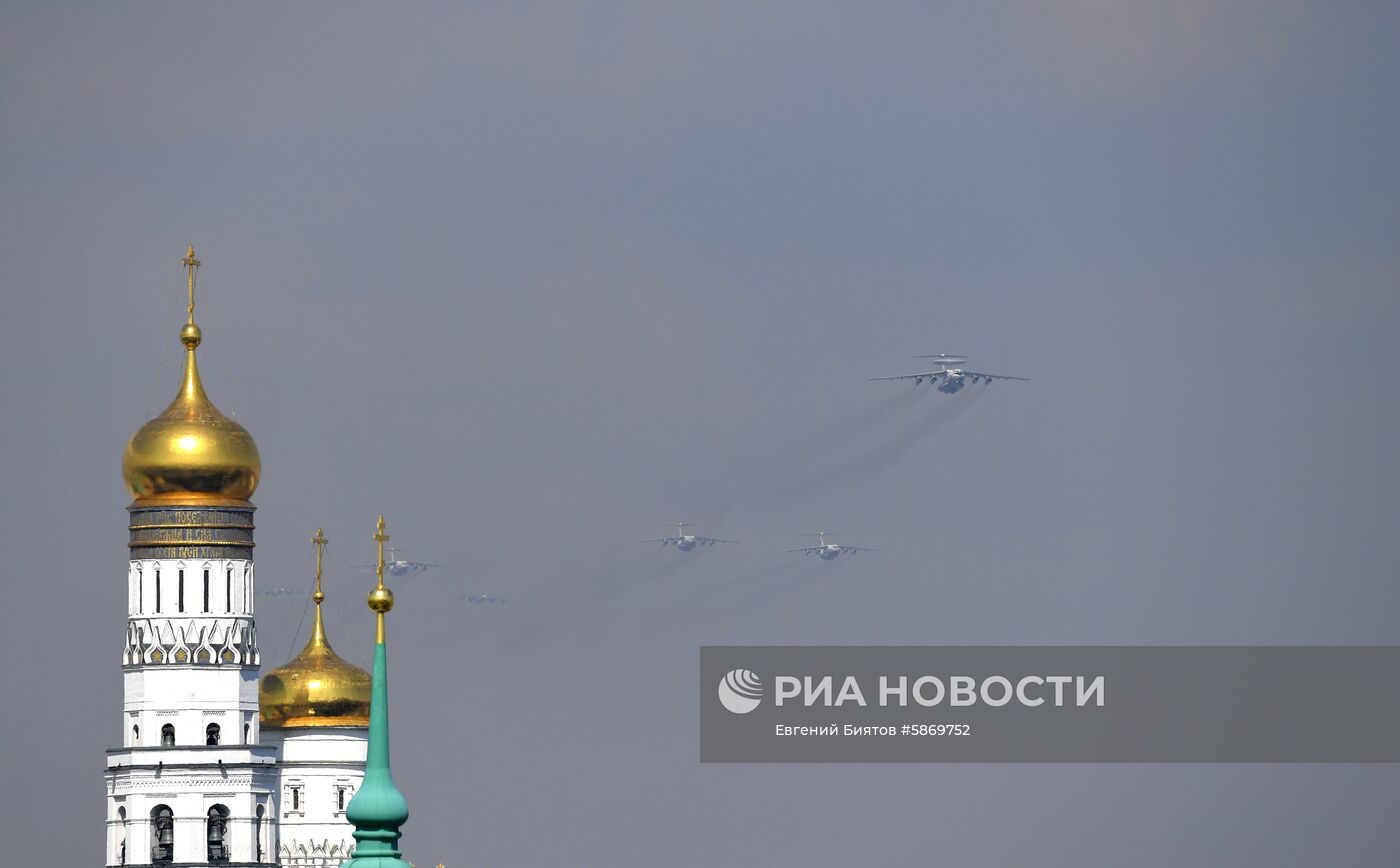 Генеральная репетиция парада Победы