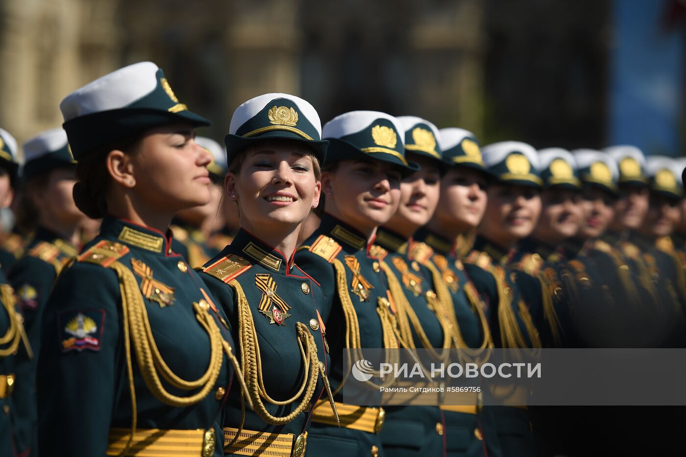 Генеральная репетиция парада Победы 