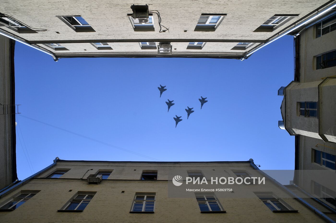 Генеральная репетиция парада Победы