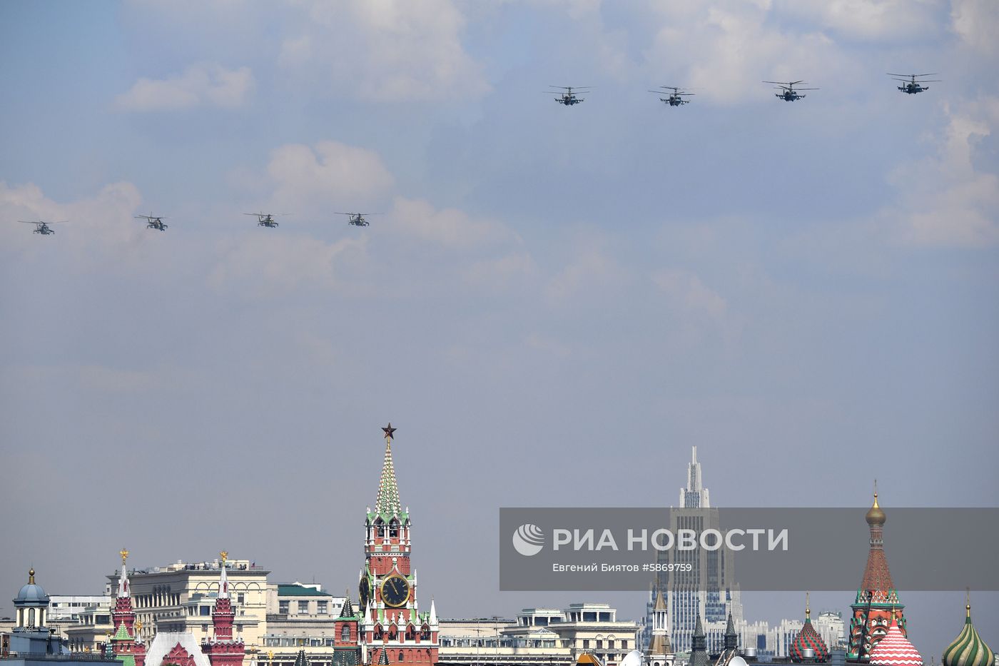 Генеральная репетиция парада Победы