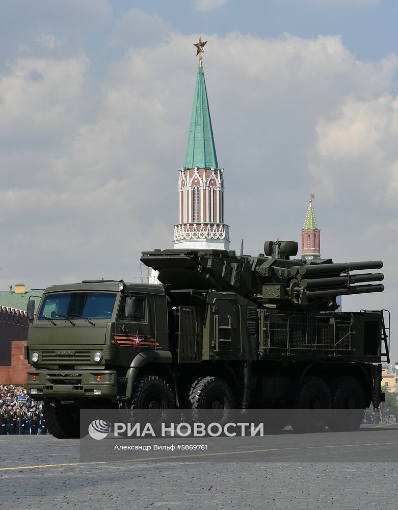 Генеральная репетиция парада Победы