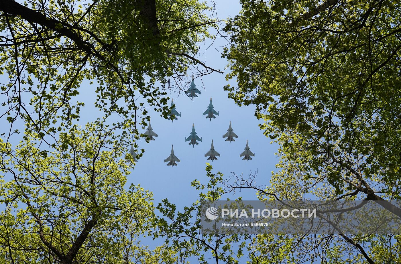 Генеральная репетиция парада Победы