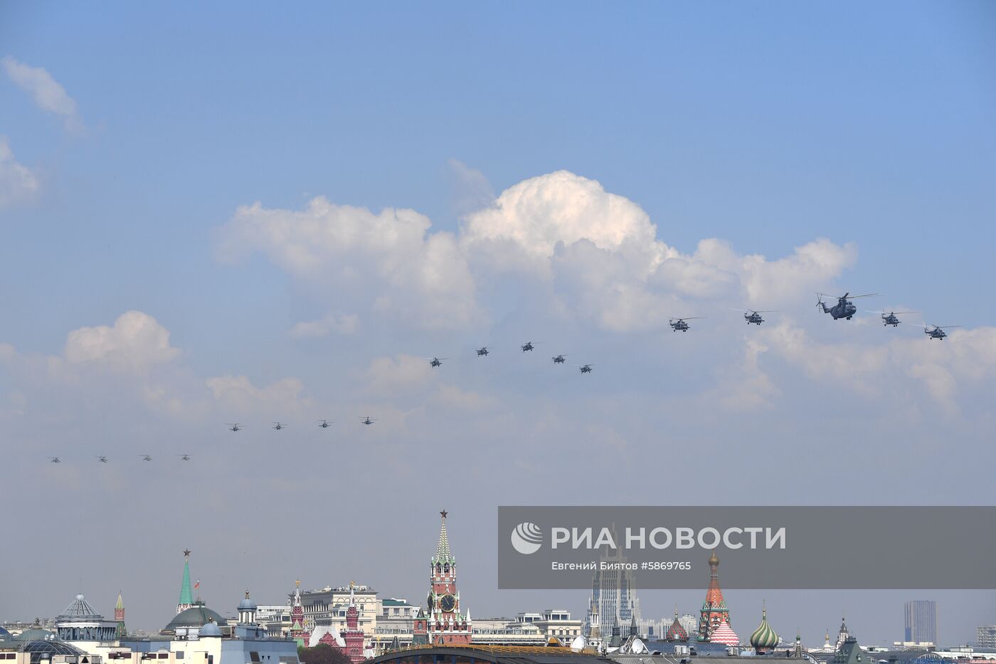 Генеральная репетиция парада Победы