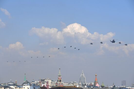 Генеральная репетиция парада Победы 