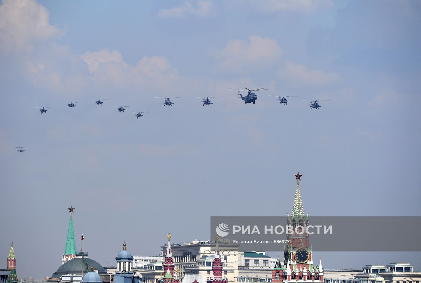 Генеральная репетиция парада Победы 