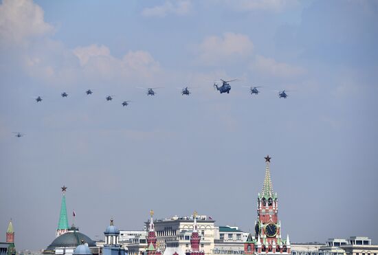 Генеральная репетиция парада Победы 