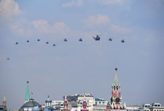 Генеральная репетиция парада Победы 