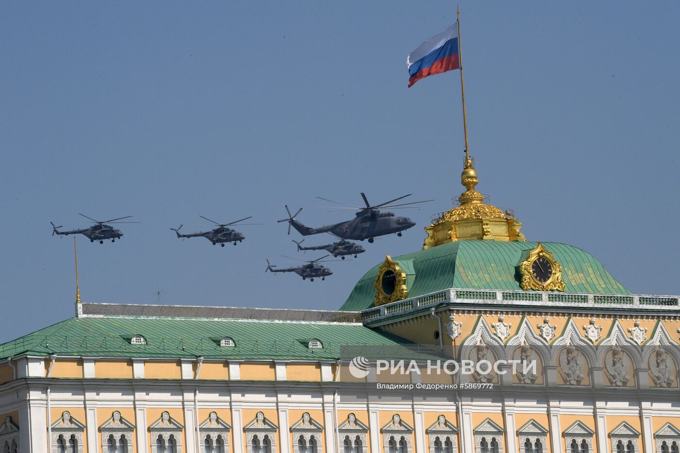 Генеральная репетиция парада Победы