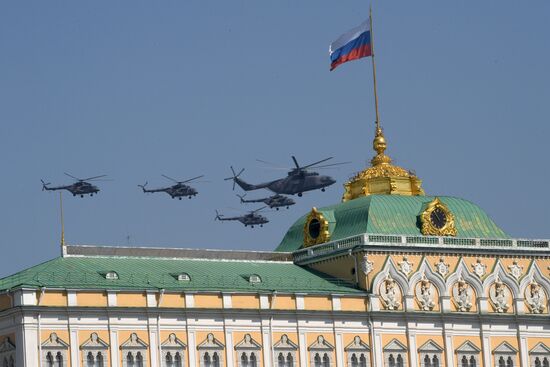 Генеральная репетиция парада Победы 