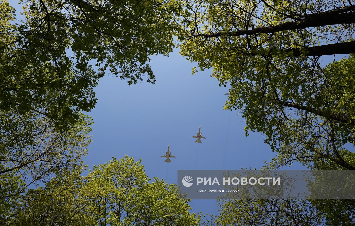 Генеральная репетиция парада Победы