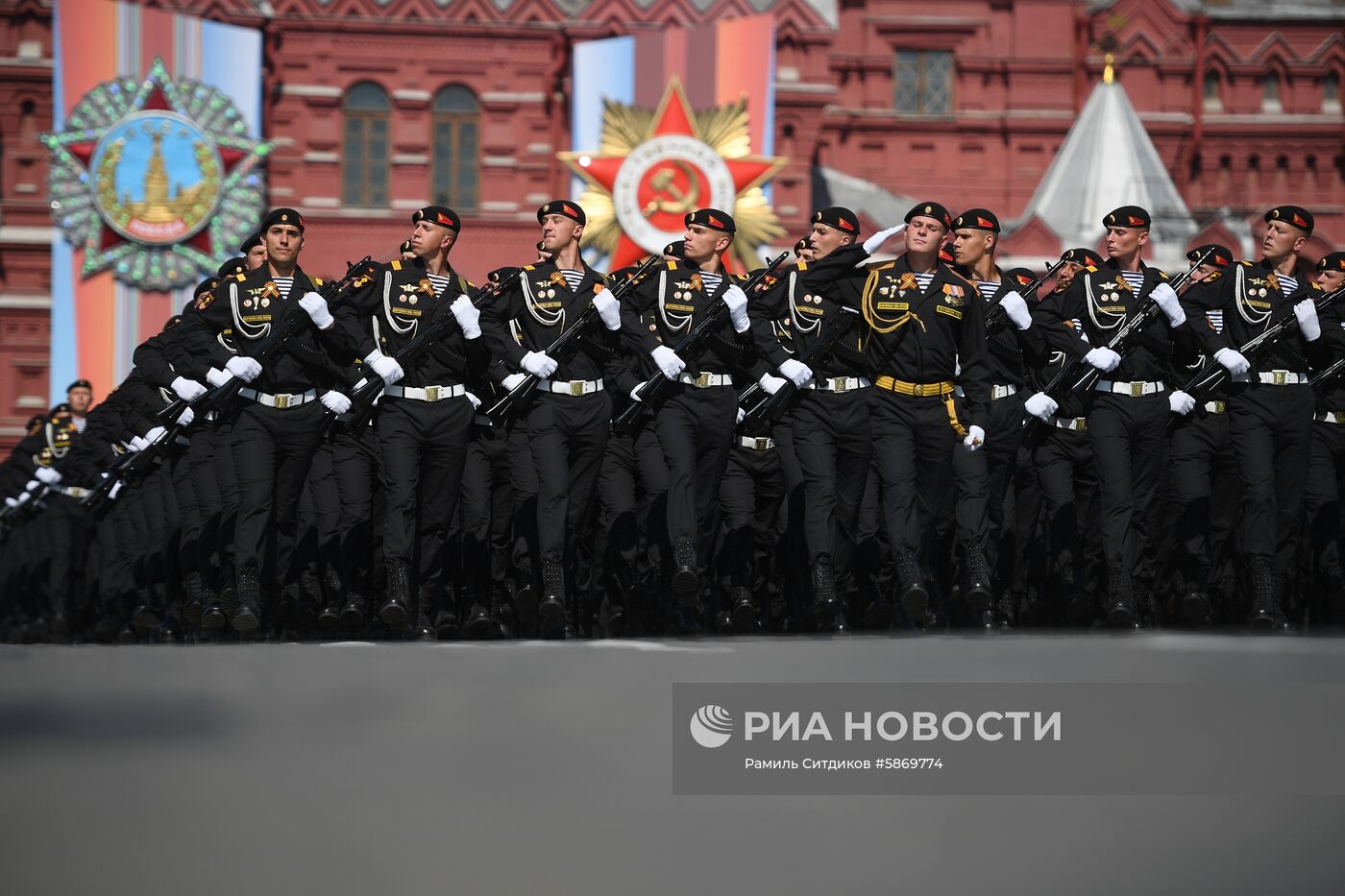 Генеральная репетиция парада Победы 