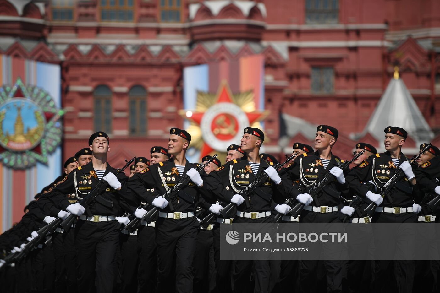 Генеральная репетиция парада Победы 